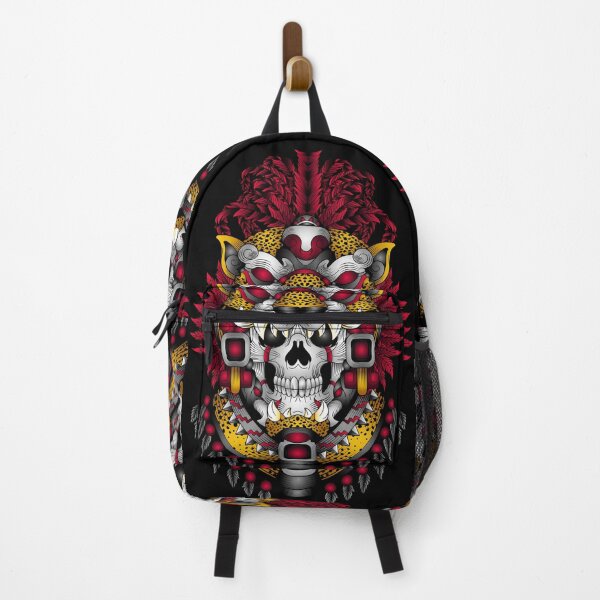 Item preview, mexican skull jaguar warrior designed and sold by cat poe.