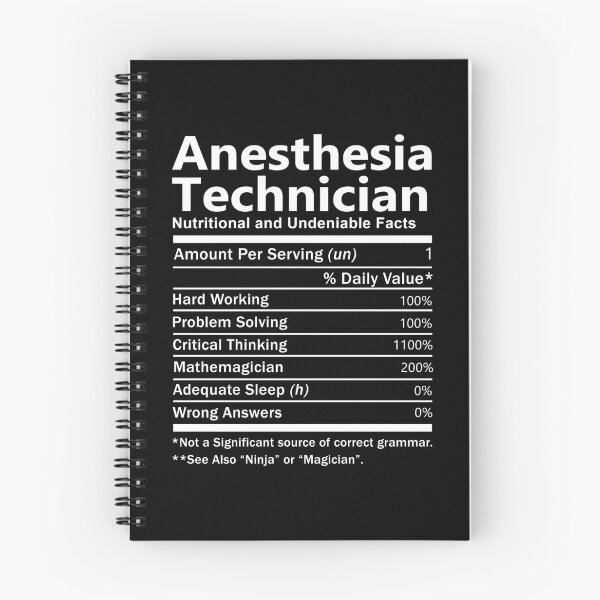 Item preview, Anesthesia Technician  T Shirt - Nutrition Factors Job Gift Item Tee designed and sold by wardorion9.