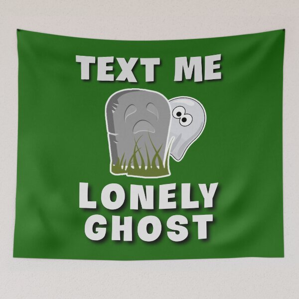Item preview,  Text me lonely ghost. designed and sold by Umiska.