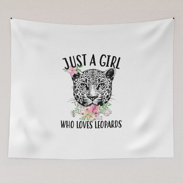 Item preview, Just a girl who loves leopards designed and sold by Anderson456.
