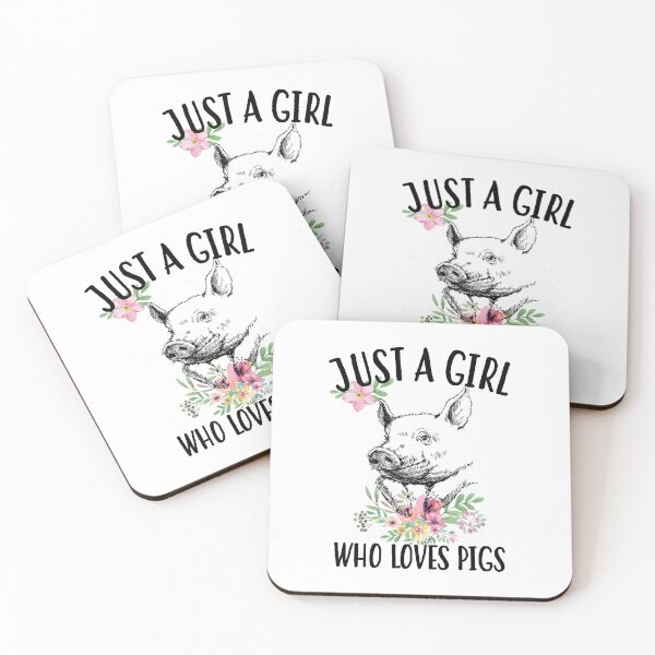 Item preview, Just a girl who loves pigs designed and sold by Anderson456.