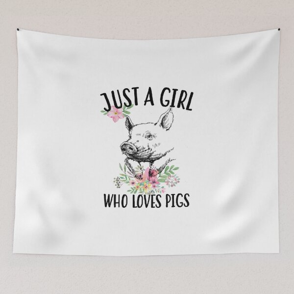 Item preview, Just a girl who loves pigs designed and sold by Anderson456.