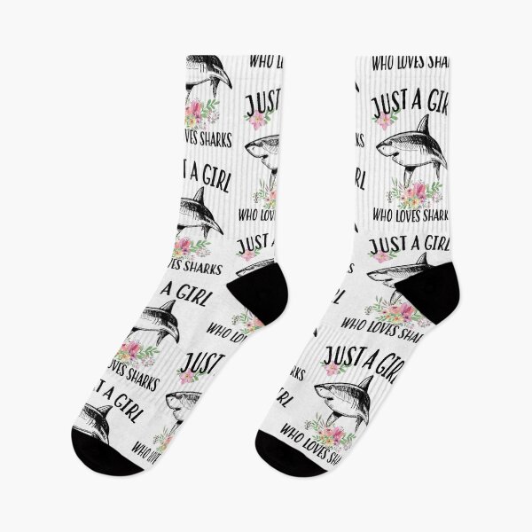 Item preview, Just a girl who loves sharks designed and sold by Anderson456.