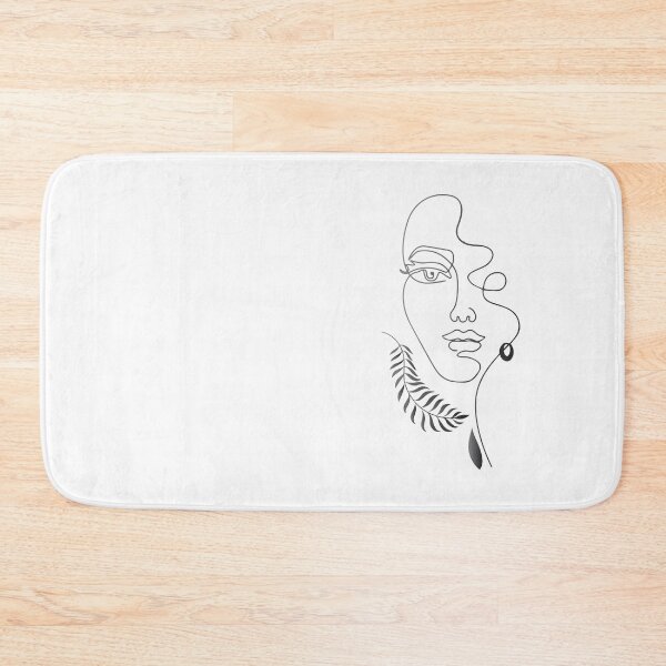 Item preview, Line art woman face  designed and sold by ZafranOnline.