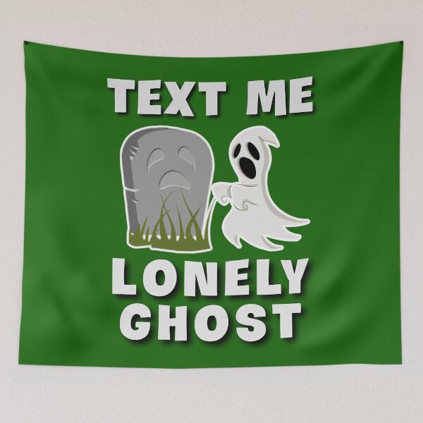 Item preview, Text me lonely ghost. designed and sold by Umiska.