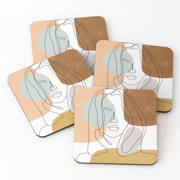 Item preview, Original Abstract Painting Modern Line Art Organic Shapes designed and sold by SirajDecors.