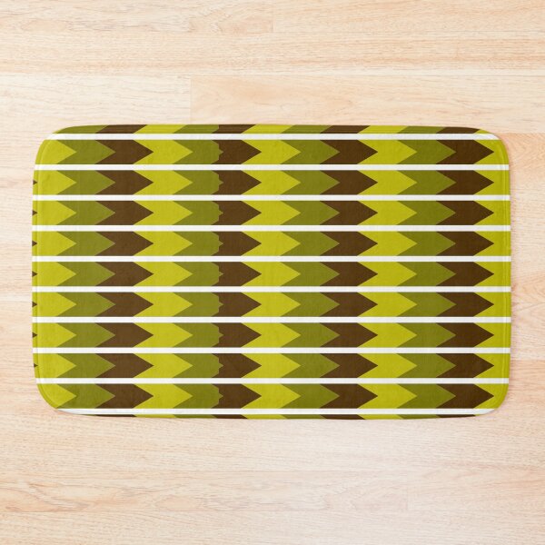 Item preview, Copy of Deco Mid Mod Arrow Arrows Pattern Print Redwood Forest Brown Green Sage Citron Gold Bohemian Native Ethnic Trees  designed and sold by Shayna Westfall.
