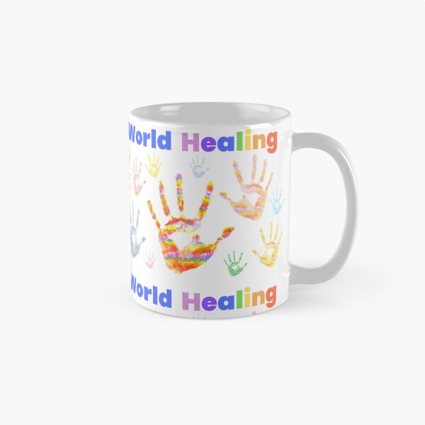 Item preview, Colourful Colorful Rainbow Handprints World Healing designed and sold by H3designs.