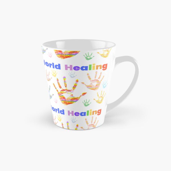 Item preview, Colourful Colorful Rainbow Handprints World Healing designed and sold by H3designs.