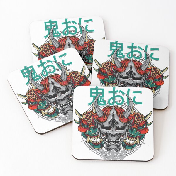 Item preview, Japanese Oni Mask designed and sold by Mark Hernan Belarmino.