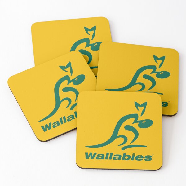Item preview, Australia Rugby Wallabies Yellow Wallaby designed and sold by elhefe.