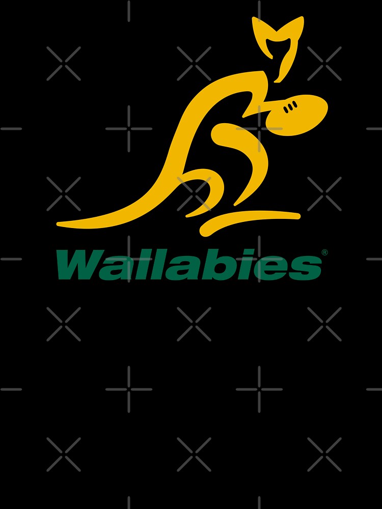 Thumbnail 2 of 2, Baby One-Piece, Australia Rugby Wallabies Yellow Wallaby designed and sold by elhefe.