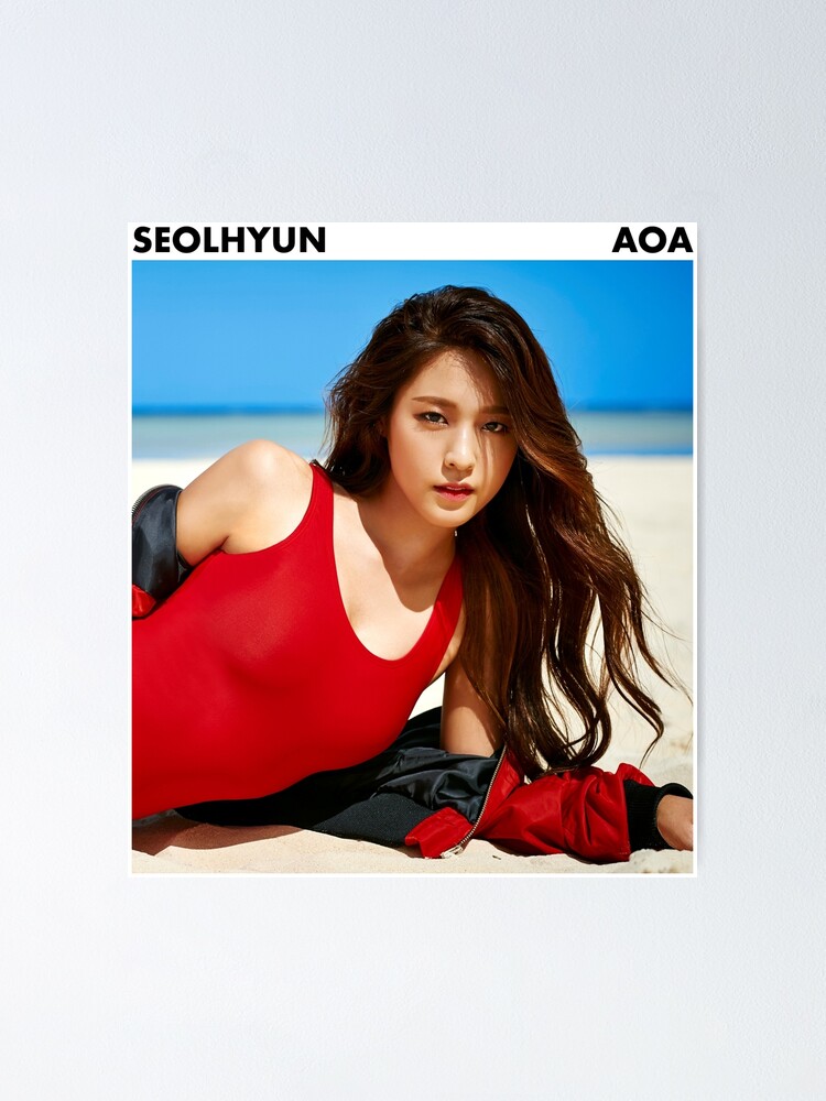 Aoa Seolhyun Poster For Sale By Fanidolkpop Redbubble