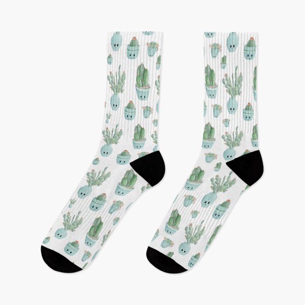 Item preview, Kawaïi Watercolour Cactus in Pots designed and sold by OranelloDesigns.