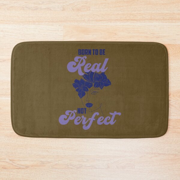 Item preview, Born To Be Real Not Perfect                            designed and sold by LittleCrafties.