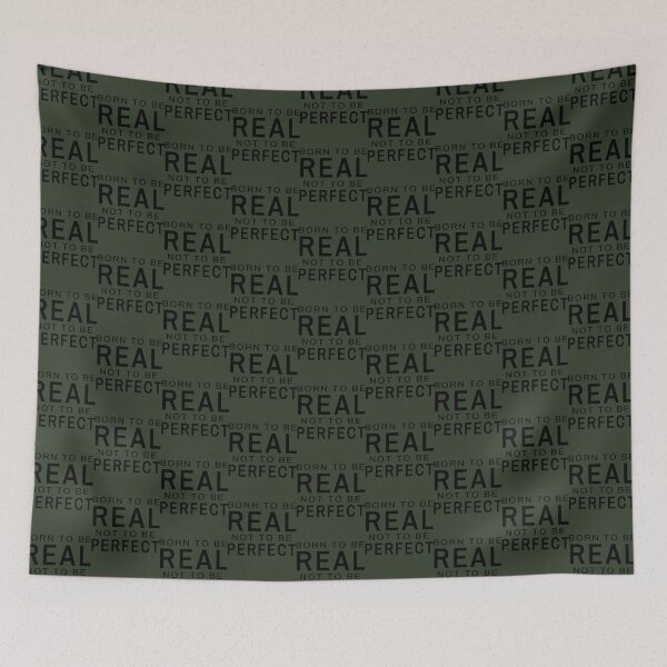 Item preview, Born To Be Real Not Perfect                   designed and sold by LittleCrafties.