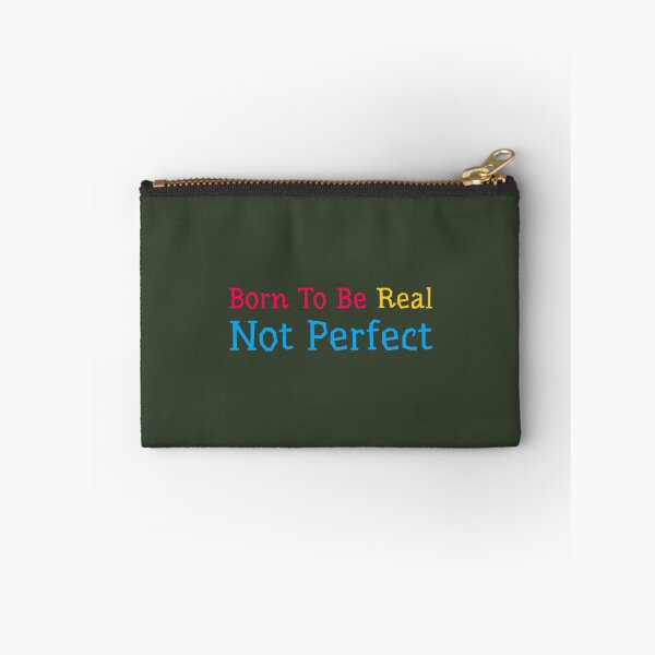 Item preview, Born To Be Real Not Perfect                 designed and sold by LittleCrafties.