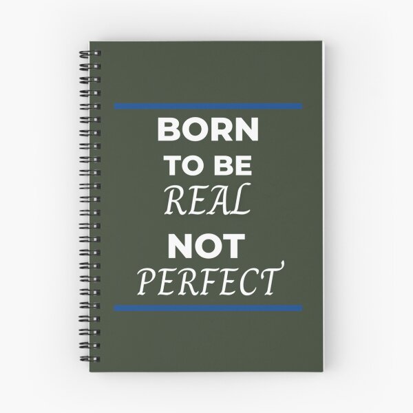 Item preview, Born To Be Real Not Perfect    (3) designed and sold by LittleCrafties.