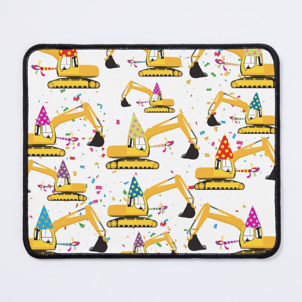 Item preview, Excavator Construction Truck Party Pattern designed and sold by idovedesign.