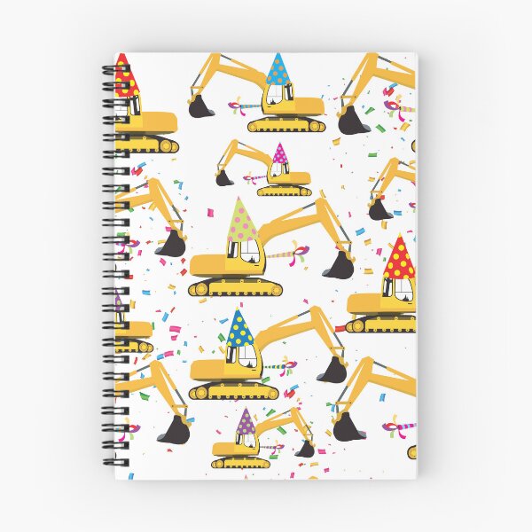 Item preview, Excavator Construction Truck Party Pattern designed and sold by idovedesign.