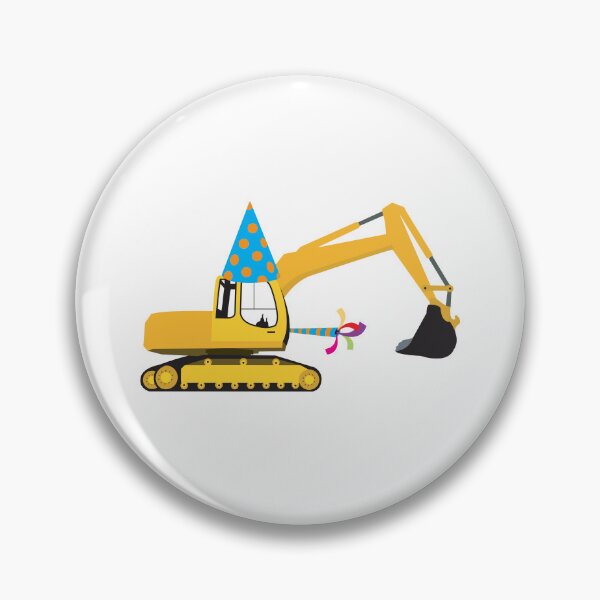 Item preview, Excavator Construction Truck Party Pattern designed and sold by idovedesign.