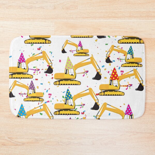 Item preview, Excavator Construction Truck Party Pattern designed and sold by idovedesign.