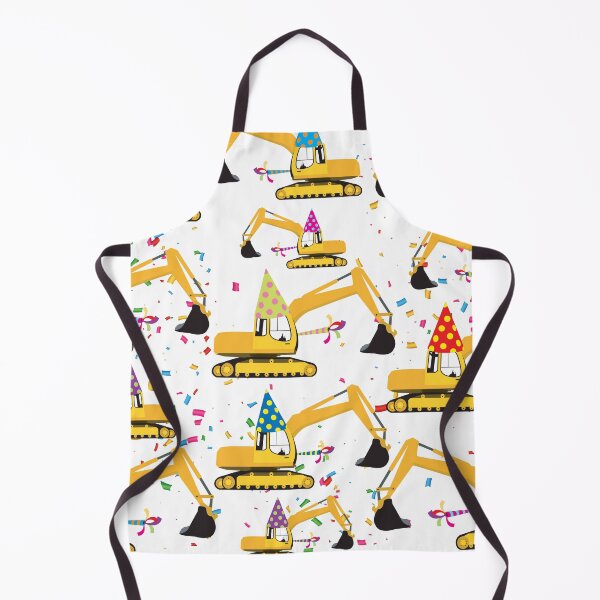 Item preview, Excavator Construction Truck Party Pattern designed and sold by idovedesign.