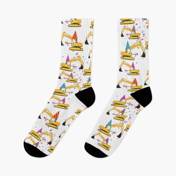 Item preview, Excavator Construction Truck Party Pattern designed and sold by idovedesign.