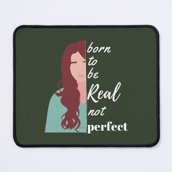 Item preview, born to be real not perfect gift for you     designed and sold by LittleCrafties.