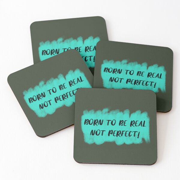 Item preview, Born To Be Real Not Perfect!          designed and sold by LittleCrafties.