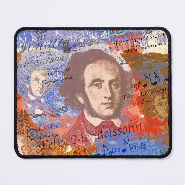 Item preview, Felix Mendelssohn portrait, famous person, classical music designed and sold by Mauswohn.
