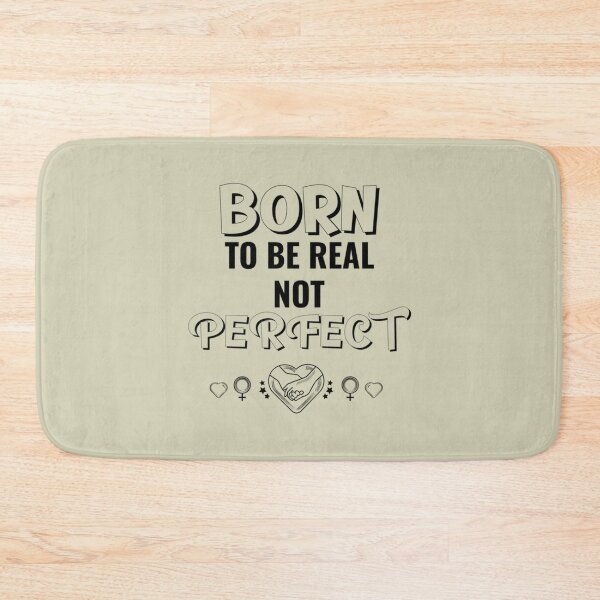 Item preview, Born To Be Real Not Perfect!      designed and sold by LittleCrafties.