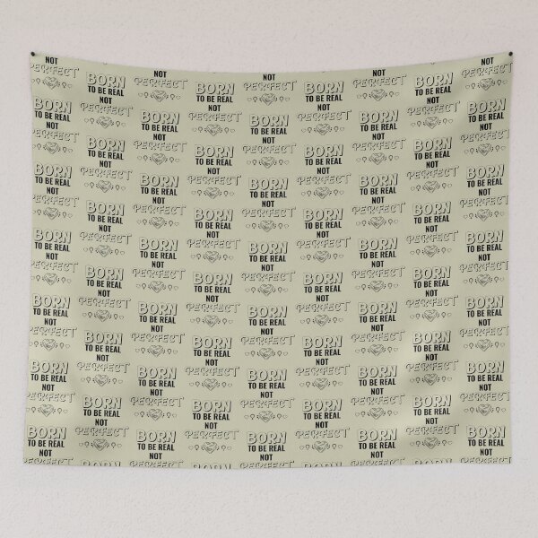 Item preview, Born To Be Real Not Perfect!      designed and sold by LittleCrafties.