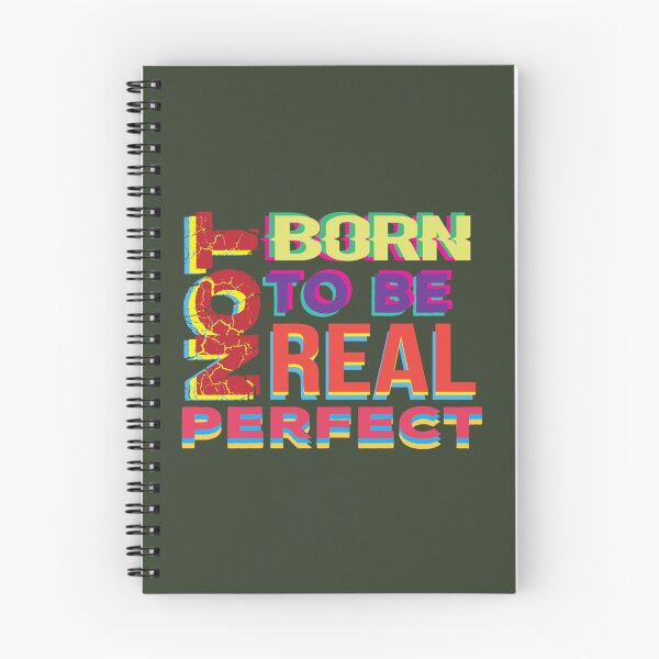 Artikelvorschau, geboren um echt zu sein, nicht perfekt, Zitate über Leben und Motivation, schönes Geschenk für Mama, Freund, Papa, entworfen und verkauft von LittleCrafties.