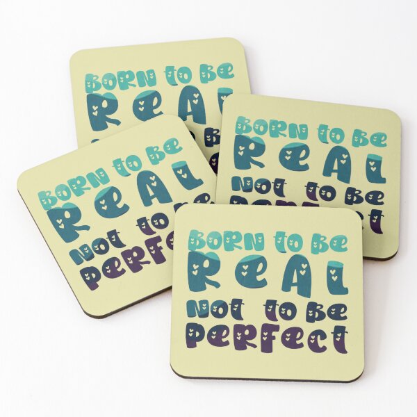 Item preview, born to be real not perfect designed and sold by LittleCrafties.