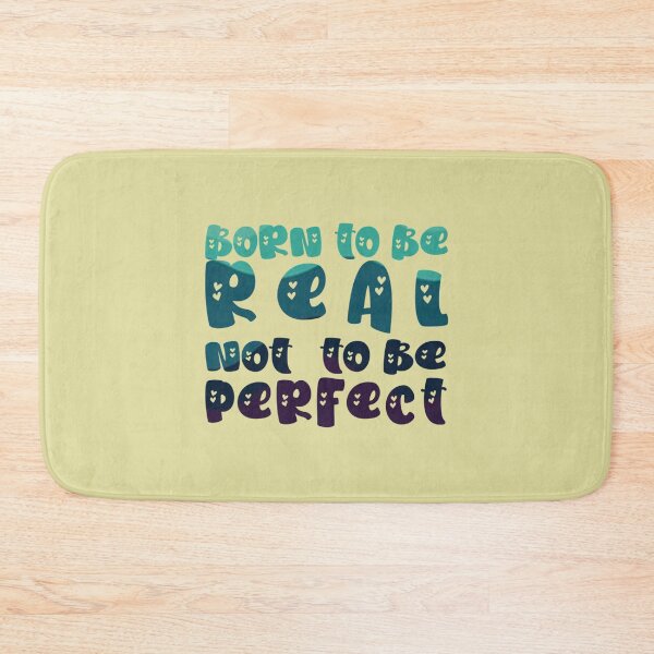 Item preview, born to be real not perfect designed and sold by LittleCrafties.