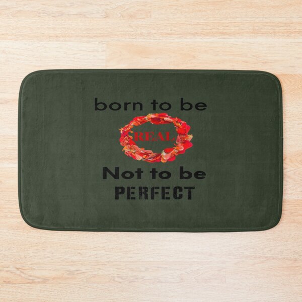 Item preview, Born to be real not to be perfect       designed and sold by LittleCrafties.