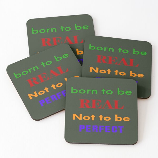 Item preview, Born to be real not to be perfect      designed and sold by LittleCrafties.