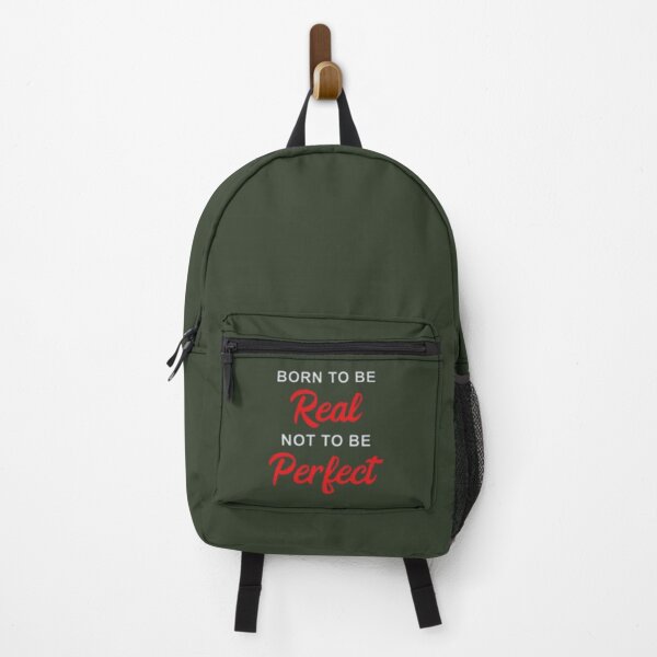 Item preview, Born To Be Real Not To Be Perfect , Funny Inspiring    designed and sold by LittleCrafties.
