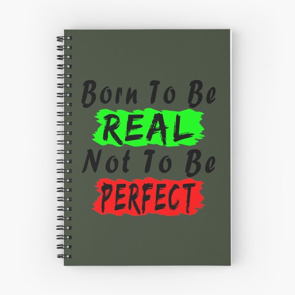 Item preview, Born To Be Real Not To Be Perfect designed and sold by LittleCrafties.
