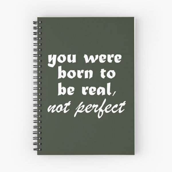 Item preview, Born To Be Real, Not Perfect    designed and sold by LittleCrafties.