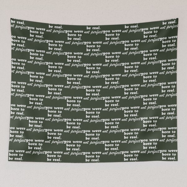 Item preview, Born To Be Real, Not Perfect    designed and sold by LittleCrafties.