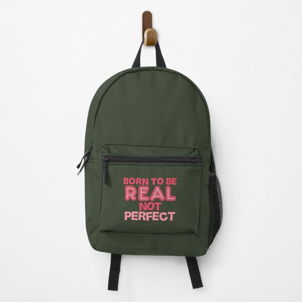 Item preview, Gift born to be real not perfect Inspirational Quote designed and sold by LittleCrafties.