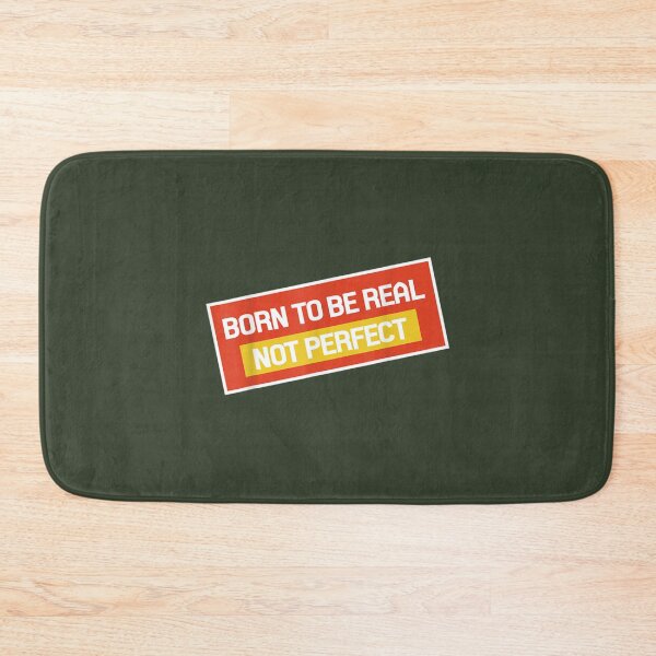 Item preview, Gift Born To Be Real Not Perfect Motivational Inspirational   designed and sold by LittleCrafties.