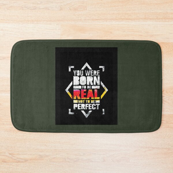 Item preview, You were born to be real not to be perfect Graphic  designed and sold by LittleCrafties.