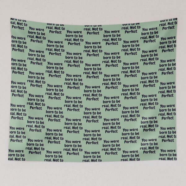 Item preview, You were born to be real, Not to Perfect   designed and sold by LittleCrafties.