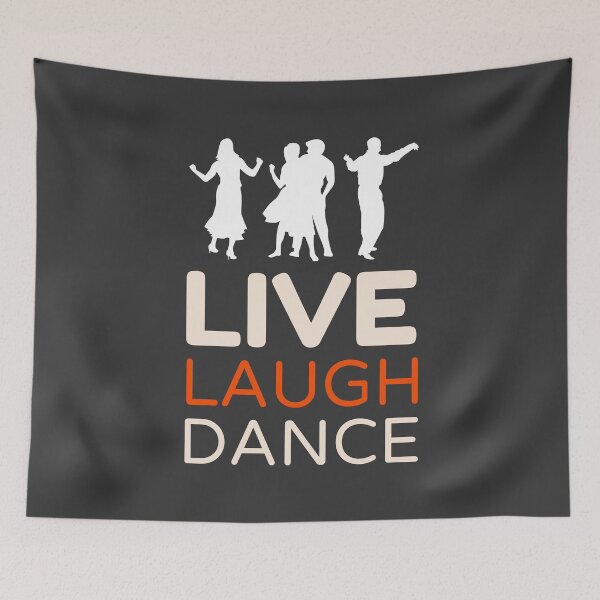 Item preview, Live Laugh Dance - Short Motivational Quotes | Colorful Stylish Dance Typography designed and sold by Delandor.