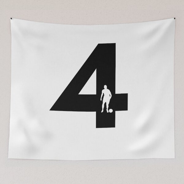 Item preview, player number four 4 designed and sold by footballma44.