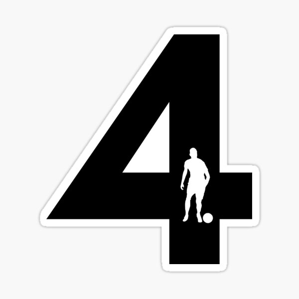 Item preview, player number four 4 designed and sold by footballma44.