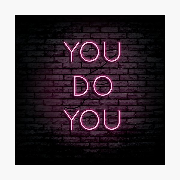 Because no one else can. Photographic Print